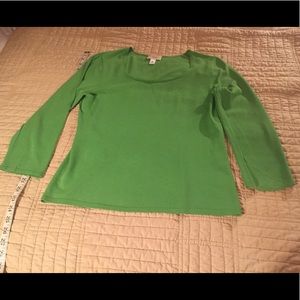 Talbots green sweater size M